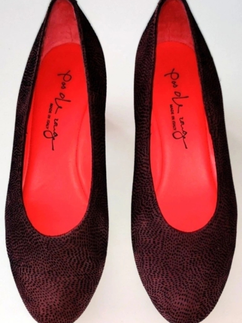 Pas de Rouge Italy Womens 42/11.5 Pumps Like New